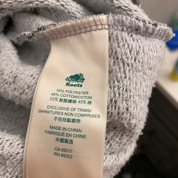 Roots - High Neck Salt & Pepper Hoodie - XL - Picture 4 of 5